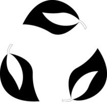 Recycle icon illustrating eco-friendly practices, suitable for environmental initiatives and sustainability projects vector