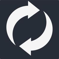 Recycle Icon Illustration Simple vector