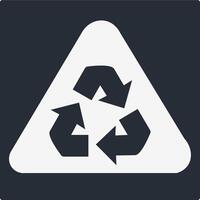 Recycle Icon Illustration Simple vector