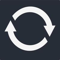 Recycle Icon Illustration Simple vector