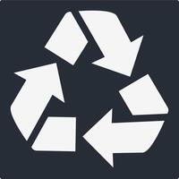Recycle Icon Illustration Simple vector