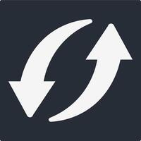 Recycle Icon Illustration Simple vector
