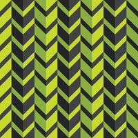 seamless repeating pattern of 3d style broken lines in green and black vector