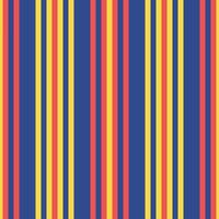 seamless pattern of repeating vertical lines in vintage style in red, blue and yellow vector