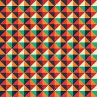 pola mulus segitiga 3d dengan beraneka ragam warna vector