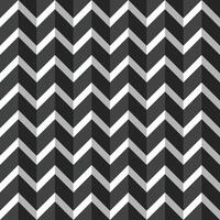 seamless repeating pattern of 3d style zig zag broken lines in black and white vector