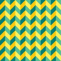 seamless repeating pattern of 3d style zig zag broken lines in green and yellow vector