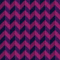 seamless repeating pattern of 3d style zig zag broken lines in purple and dark purple vector