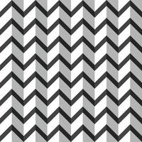 seamless repeating pattern of 3d style zig zag broken lines in black and white vector