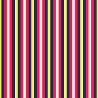 seamless pattern of repeating vertical lines in vintage style in red, white, dark blue and yellow vector