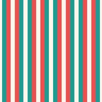 seamless pattern of repeating vertical lines in vintage style in red, green and white vector