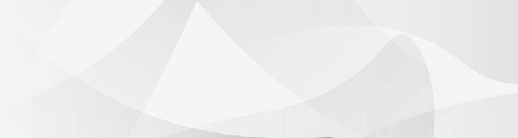 Abstract white background with smooth wavy shapes, white minimal background vector