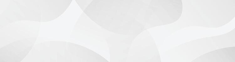 Abstract white background with smooth wavy shapes, white minimal background vector