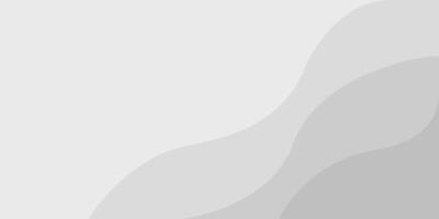 Abstract white background with smooth wavy shapes, white minimal background vector