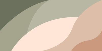 Abstract background with dynamic wavy shapes, Colorful minimal wavy background with soft color vector