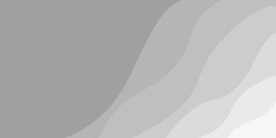 Abstract white background with smooth wavy shapes, white minimal background vector
