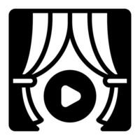 Curtain icon for web, app, infographic, etc vector