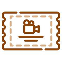 Ticket icon for web, app, infographic, etc vector