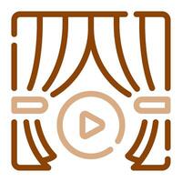 Curtain icon for web, app, infographic, etc vector