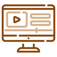 Trailer icon for web, app, infographic, etc vector