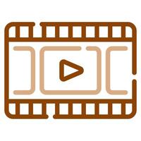 Filmstrip icon for web, app, infographic, etc vector