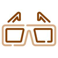 3D Glasses icon for web, app, infographic, etc vector