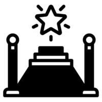 Red Carpet icon for web, app, infographic, etc vector