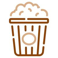 Popcorn icon for web, app, infographic, etc vector
