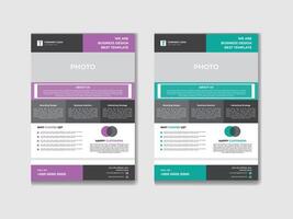 Business flyer design vector