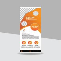 Roll-up Banner for promotional You Business vector