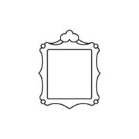 Frame Illustration Cartoon, Clipart, and Line Art Design vector