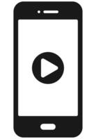Smartphone flat design isolated on white background. vector