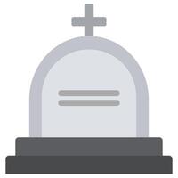 Gravestone icon isolated on white background. vector