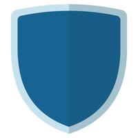 shield flat icon isolated on white background. vector