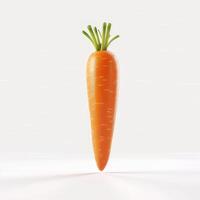 Carrot isolated on white background photo