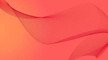 Abstract background with red orange wireframe gradient vector