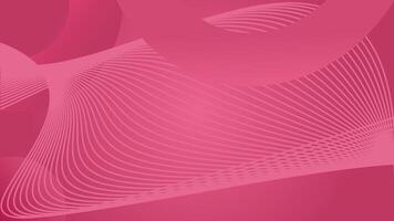Pink gradient abstract wireframe background vector