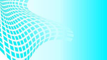 Blue gradient background with abstract boxes vector