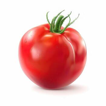 tomato isolated on white background photo