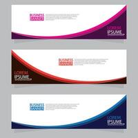 Banner templates desigen.modern banner. vector