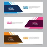Banner templates design.modern banner. vector