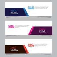 Banner templates design. modern banner vector