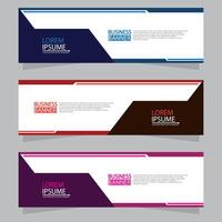 Banner templates design. modern banner vector