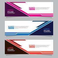 Banner templates design. modern banner vector