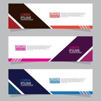 Banner templates design. modern banner vector