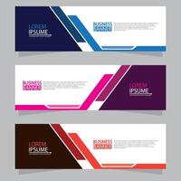 Banner templates design. modern banner vector
