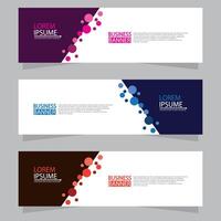 Banner templates design. modern banner vector