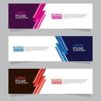 Banner templates design. modern banner vector