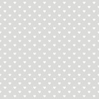 White Gray Heart Seamless Pattern Background vector