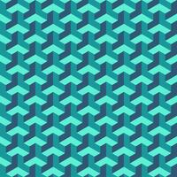 Blue Geometric Square Illusion Pattern Background vector